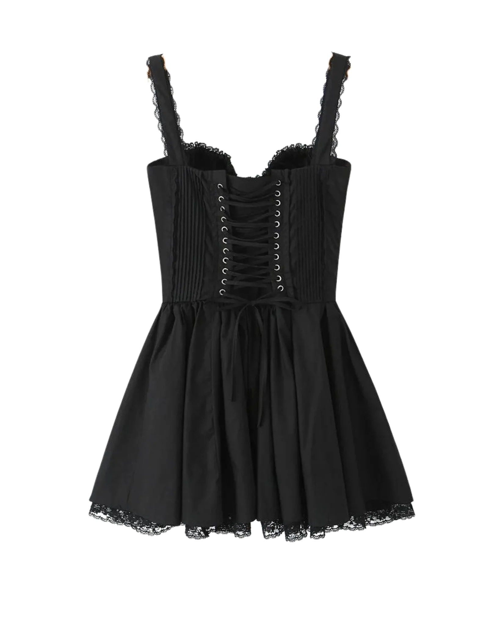 ANNA Black Corset Dress - Image 5