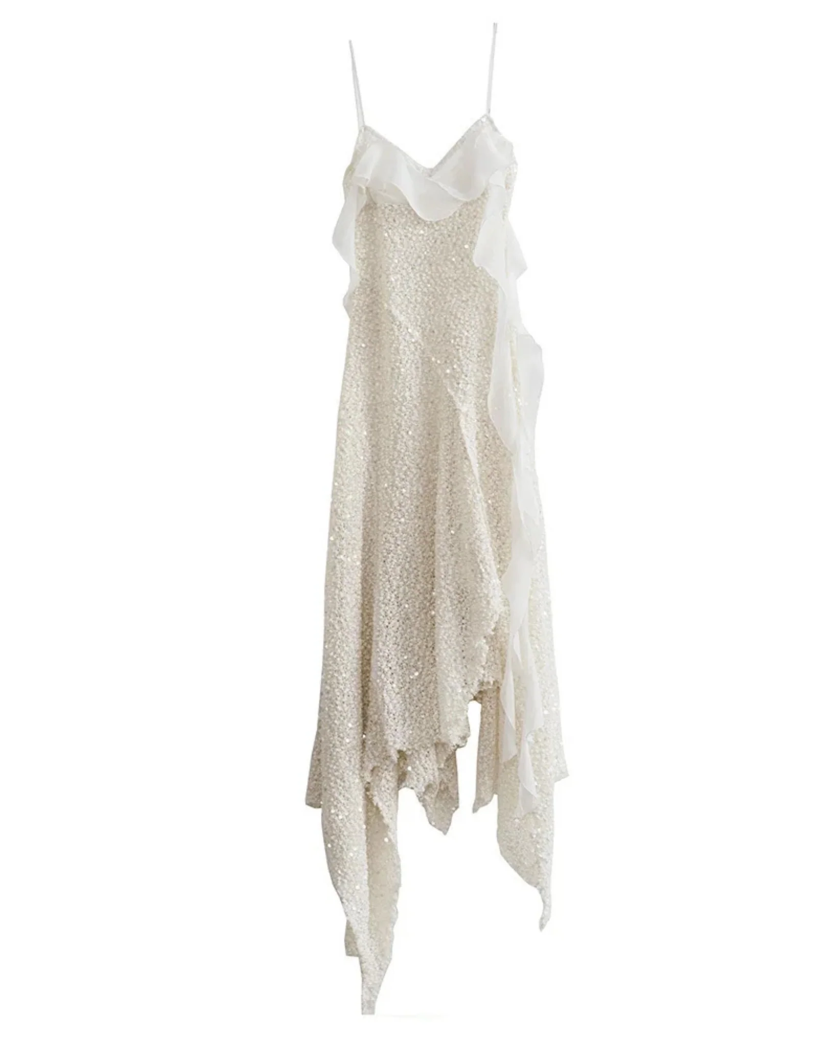 BIMBO Sparkle Irregular Dress - Image 3