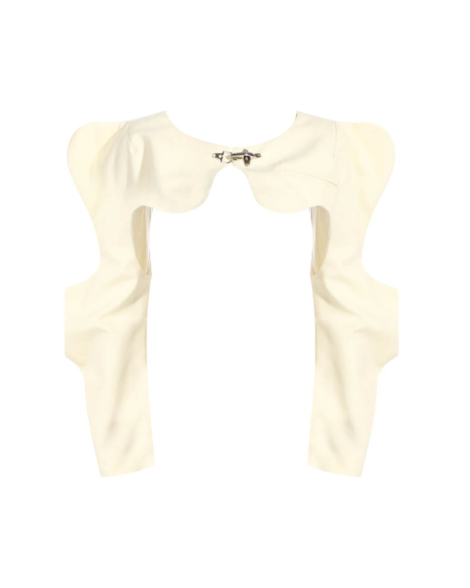 HEAV Sculptural Sleeve Crop Top - Image 10