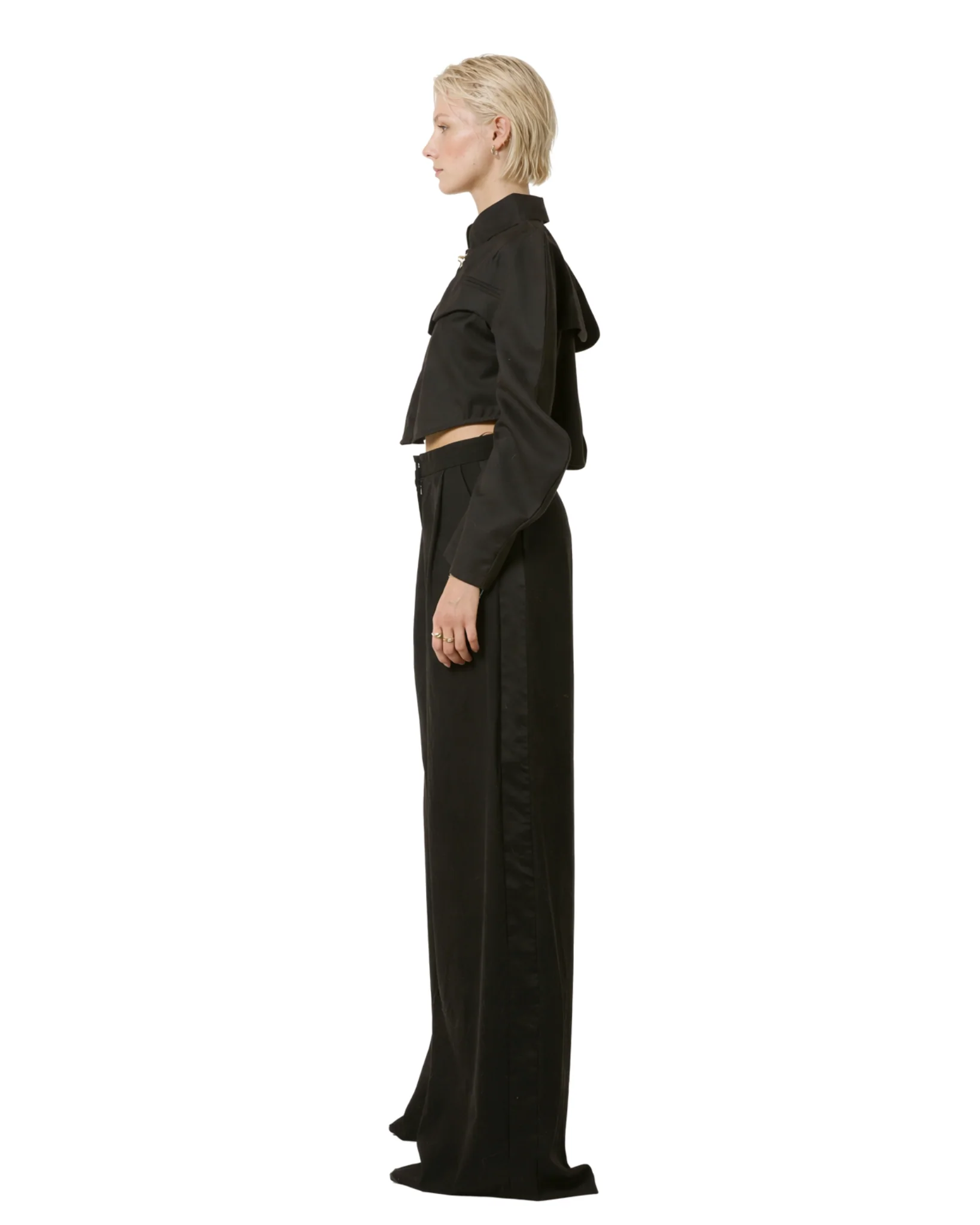 HEAV Sculptural Sleeve Crop Top - Image 4