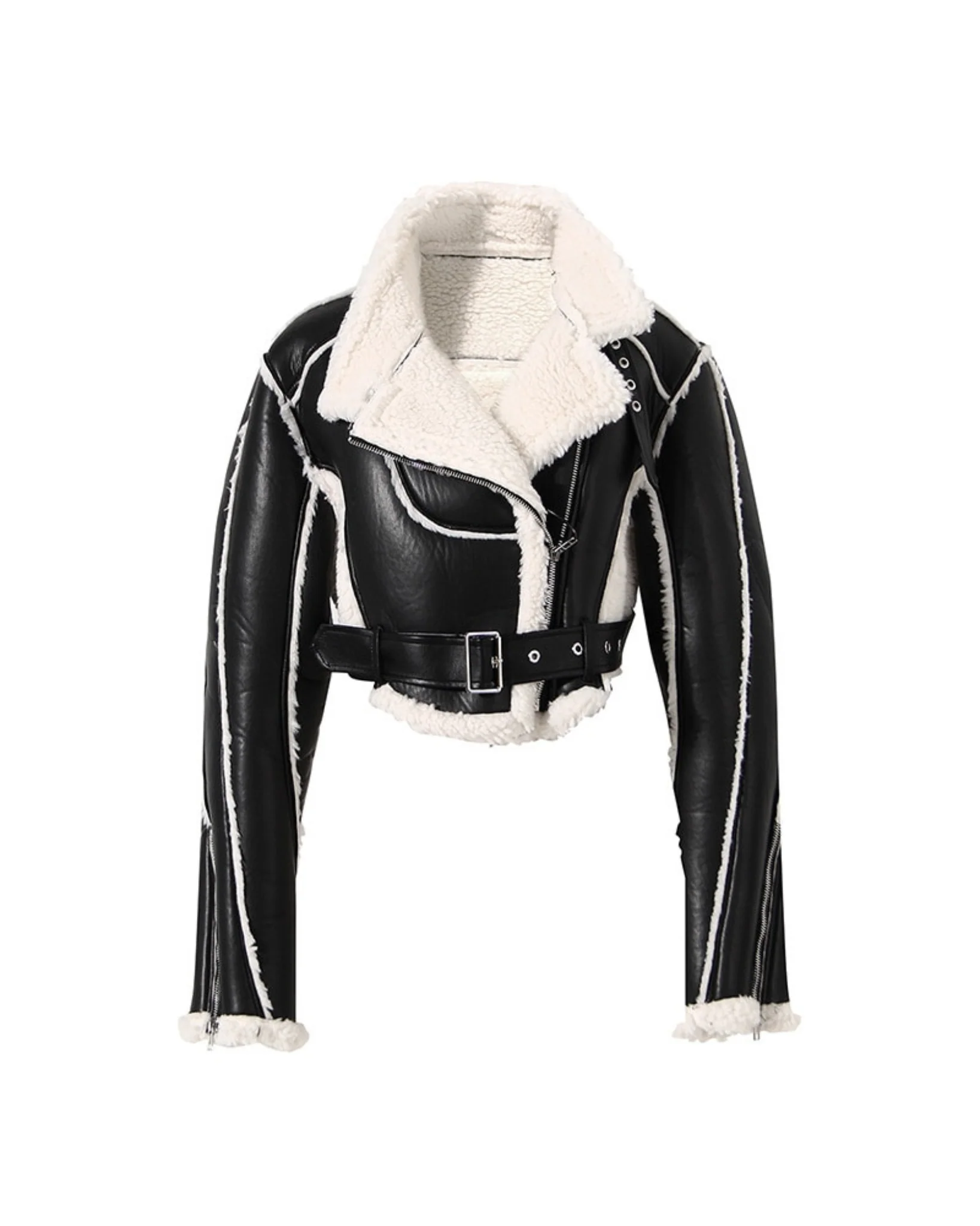 C68 Faux Leather Jacket - Image 3