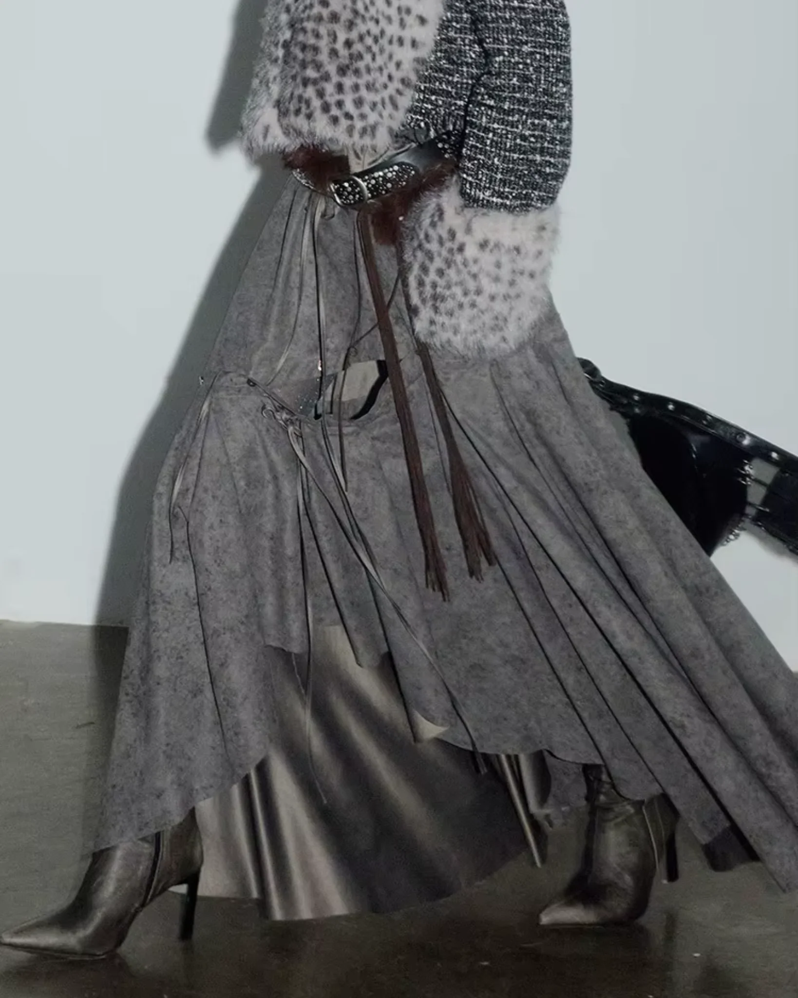 MALIKA Irregular Detachable Skirt - Image 3