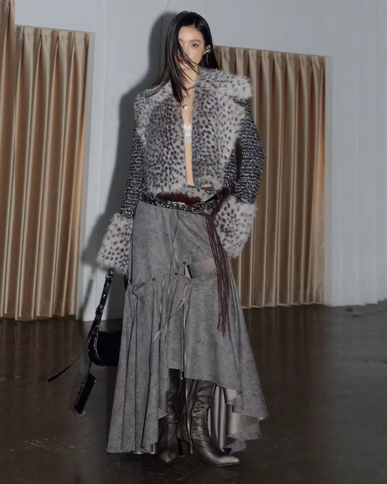 MALIKA Irregular Detachable Skirt - Image 5