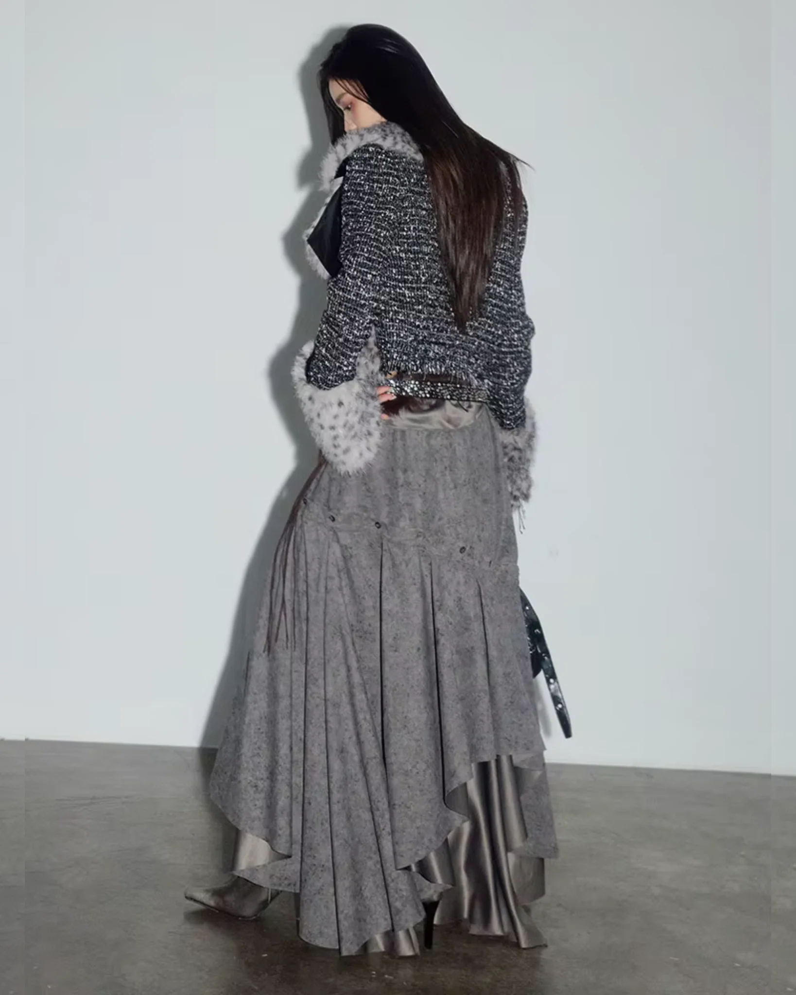 MALIKA Irregular Detachable Skirt - Image 7