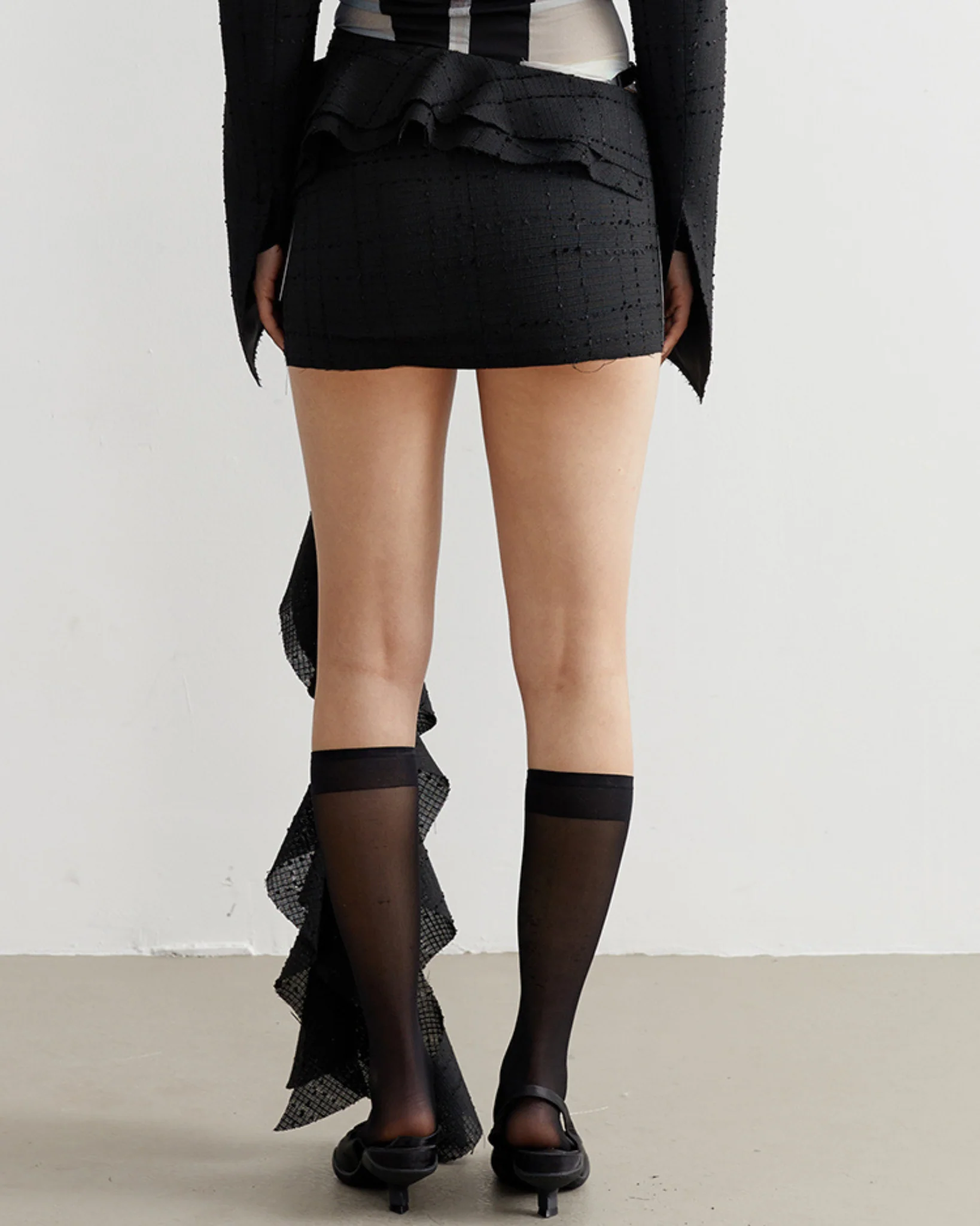 MIDNIGHT Ruffled Skirt - Image 3