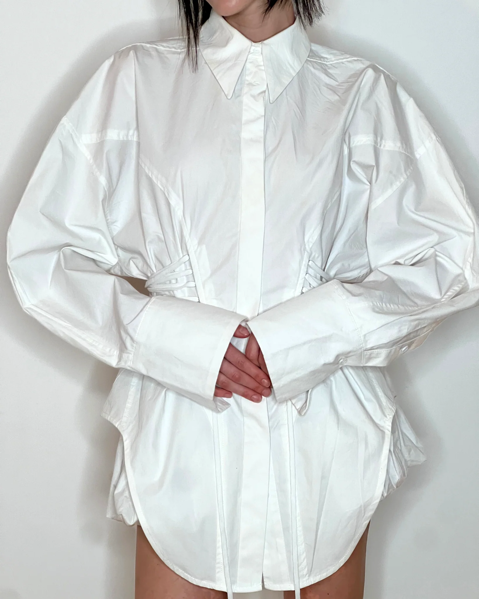 MINT Corset Shirt White - Image 7