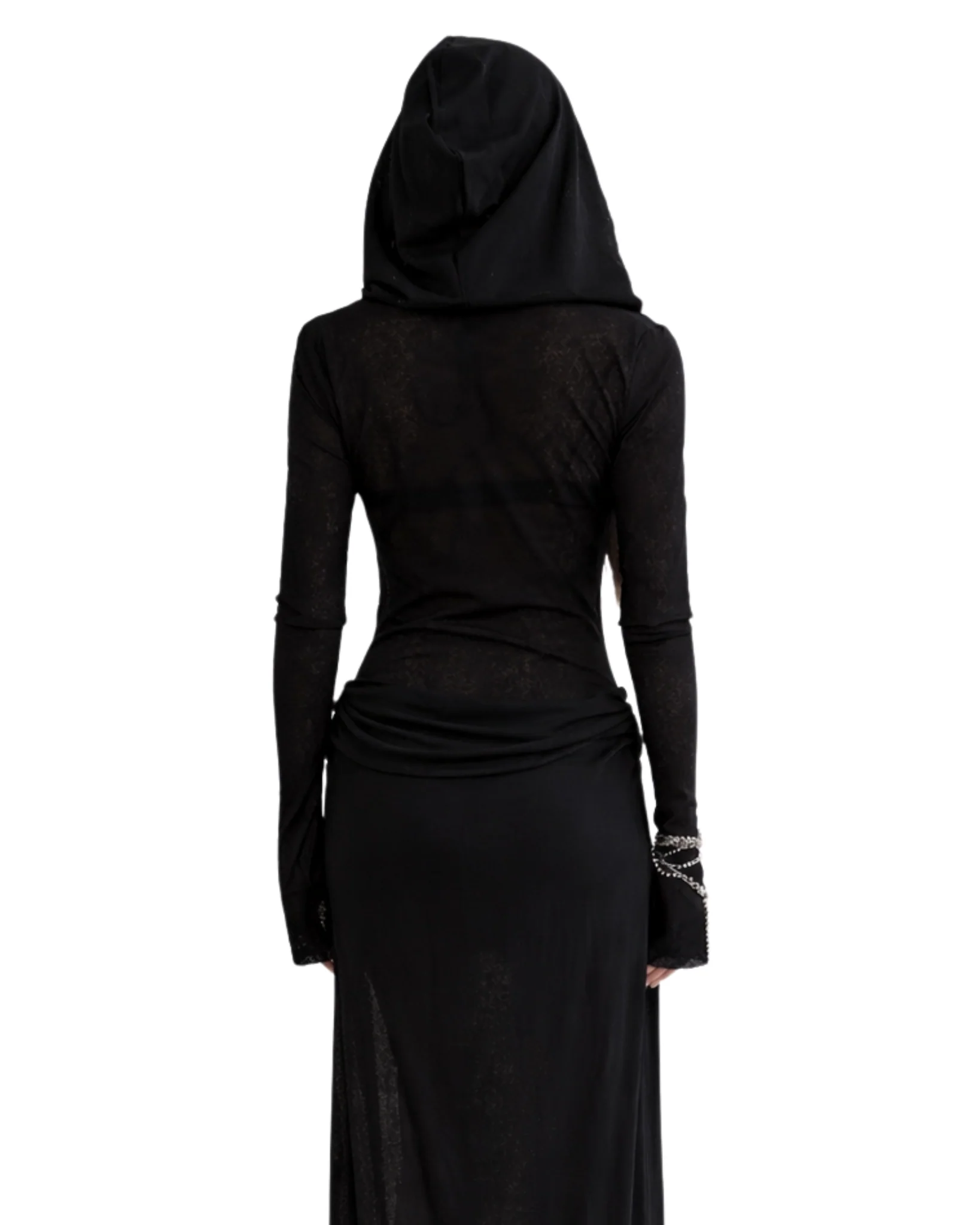 SHADOW Hooded Maxi Dres - Image 5